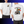 White t-shirt with a teddy bear graphic on the front and back, featuring 'Big Ogie Creative Network'.